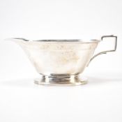 ART DECO SILVER HALLMARKED CREAMER JUG