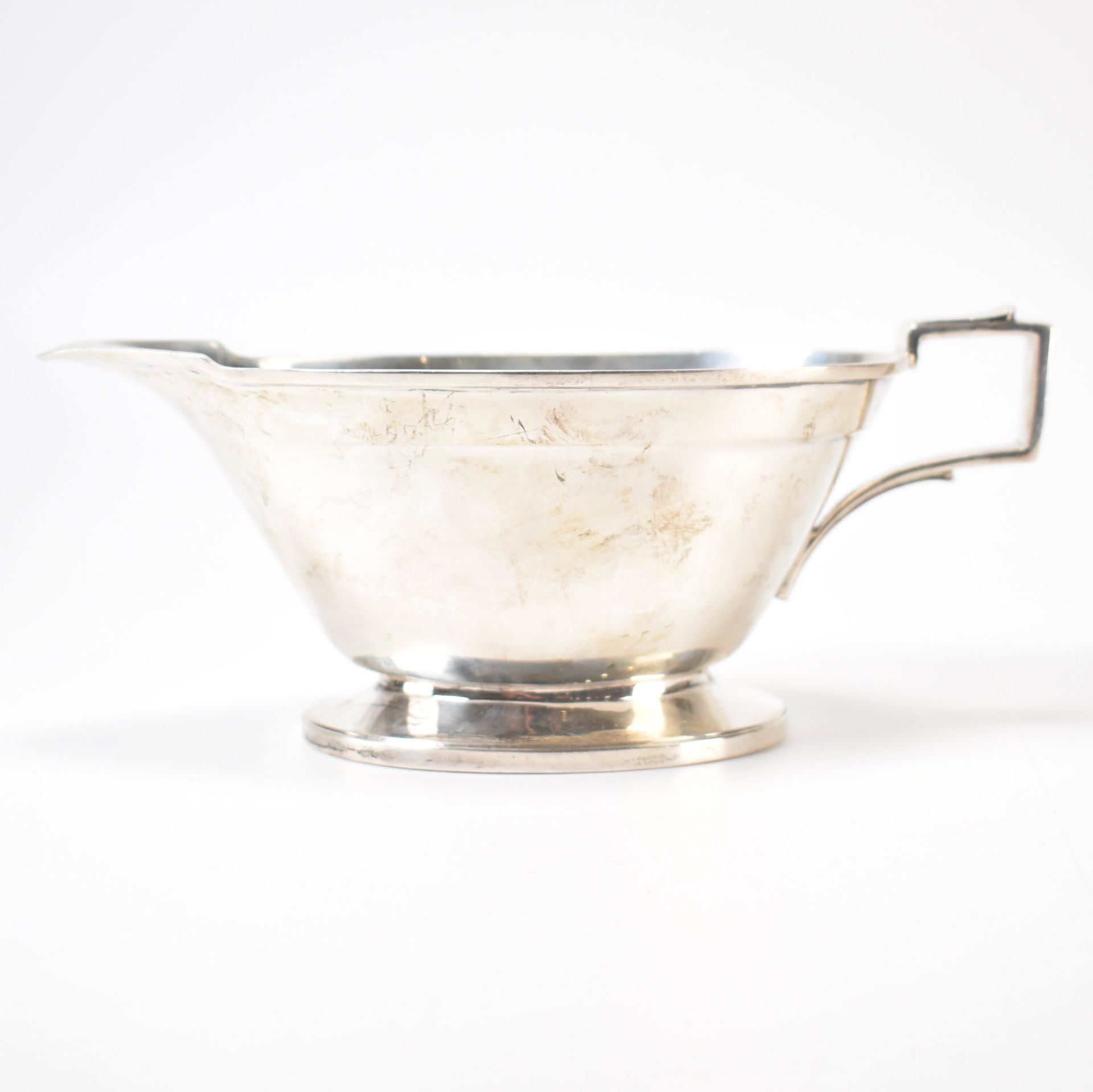 ART DECO SILVER HALLMARKED CREAMER JUG