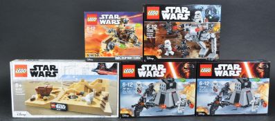 LEGO SETS - STAR WARS - X5 LEGO STAR WARS SETS