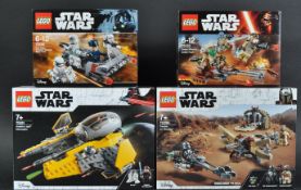LEGO SETS - STAR WARS - X4 FACTORY SEALED STAR WARS LEGO SETS