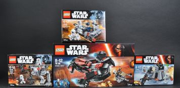 LEGO SETS - STAR WARS - X4 FACTORY SEALED LEGO SETS