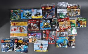 LEGO SETS - X20 ASSORTED LEGO POLYBAG SETS