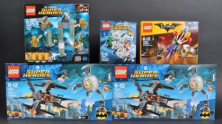 LEGO SETS - DC SUPER HEROES - X5 FACTORY SEALED SETS