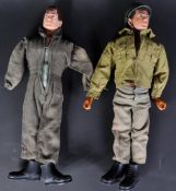 TWO ORIGINAL VINTAGE PALITOY ACTION MAN FIGURES