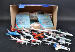 LARGE COLLECTION OF ASSORTED GERMAN ' SCHABAK ' DIECAST AEROPLANES