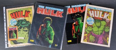COMIC BOOKS - HULK COMIC (1979) - ISSUES #1 & #2 W/FREE GIFTS