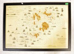 THE SCILLY ISLES - PRINTED SURVEY'S MAP