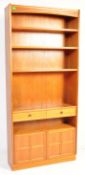 NATHAN FURNITURE - MID CENTURY NATHAN SQUARES BOOKCASE