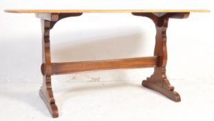 ERCOL - MID CENTURY MID-ELM DINING TABLE