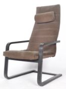 IKEA - BOLIDEN & POANG - PAIR OF SWEDISH DESIGN CANTILEVER ARMCHAIRS