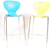 TWO RETRO STYLE BREAKFAST CHAIRS