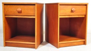 MID CENTURY 1960S STAG CANTANA TEAK BEDSIDE CABINET