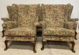 FIVE VINTAGE MID CENTURY PARKER KNOLL EASY CHAIRS