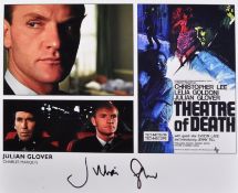 THEATRE OF DEATH - HORROR - JULIAN GLOVER SIGNED P