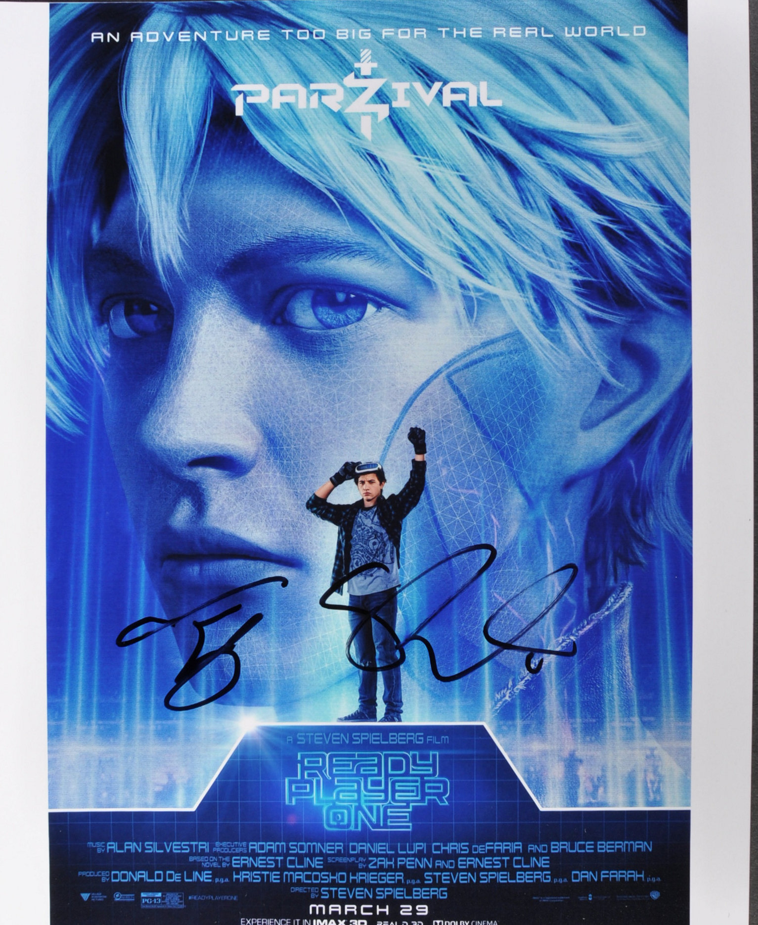 READY PLAYER ONE - TYE SHERIDAN - AUTOGRAPHED PHOTO - AFTAL