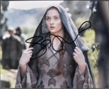 SOPHIE TURNER - GAME OF THRONES - AUTOGRAPHED 8X10" PHOTO