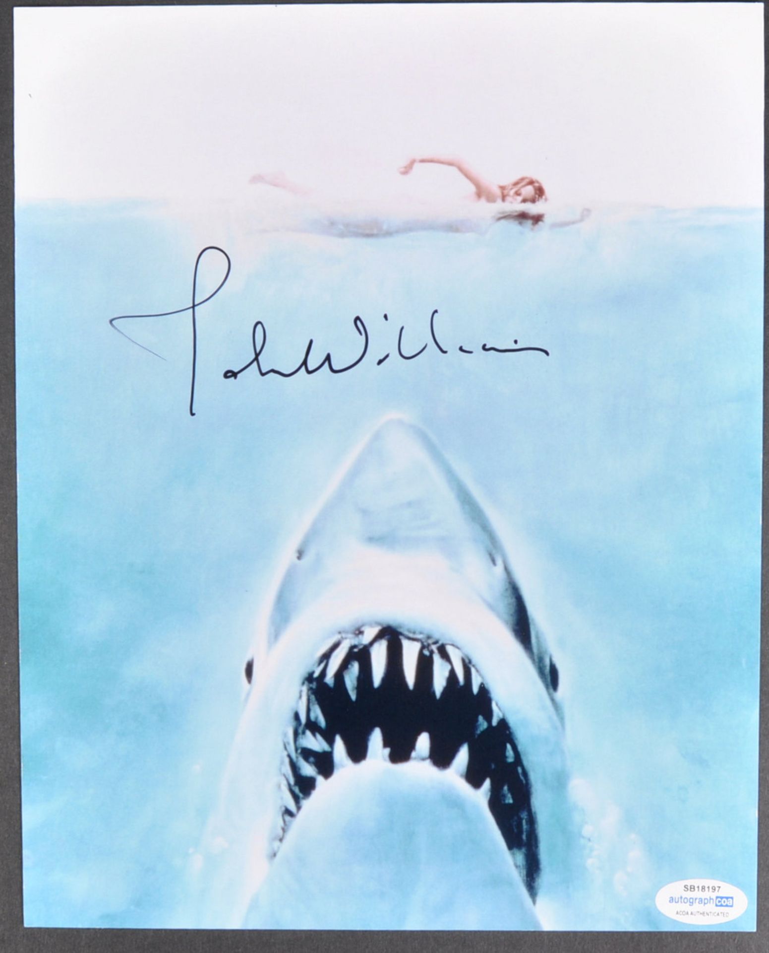 JOHN WILLIAMS - JAWS (1975) - AUTOGRAPHED 8X10" - ACOA