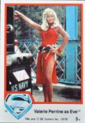 SUPERMAN - VALERIE PERRINE - SIGNED TRADING CARD - AFTAL