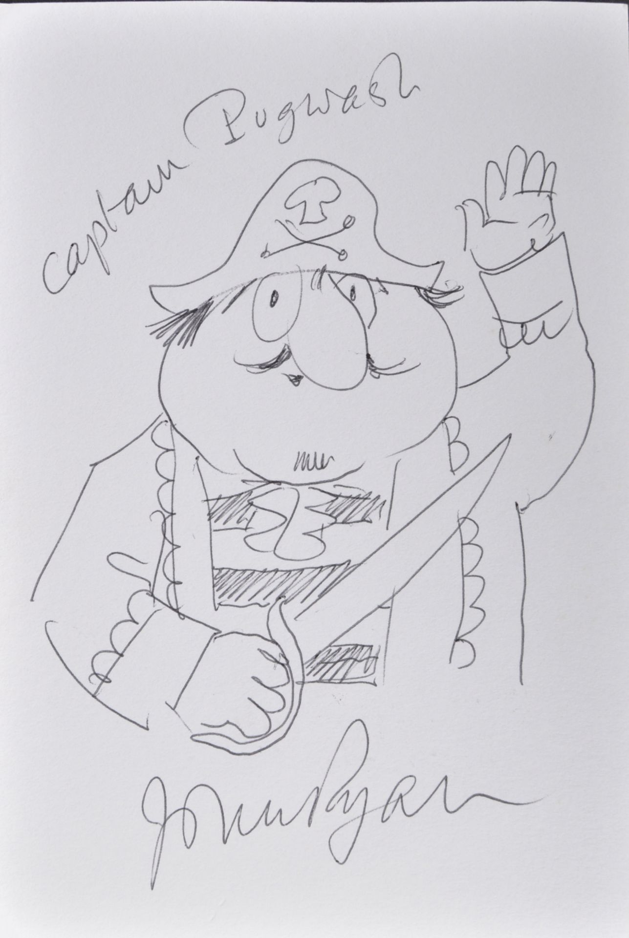 CAPTAIN PUGWASH - JOHN RYAN (1921-2009) - ORIGINAL SKETCH