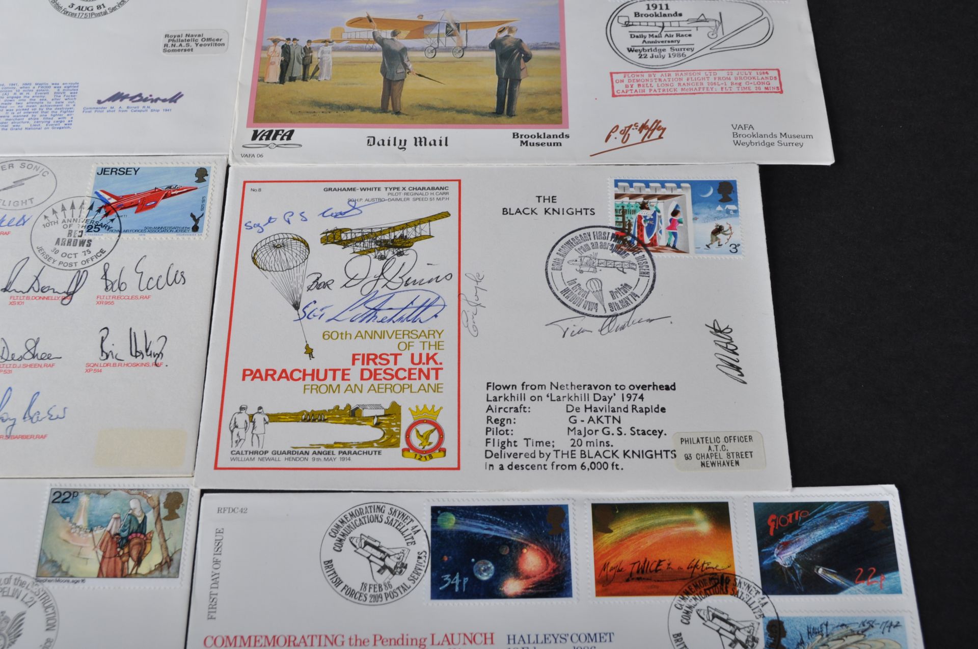 AVIATION / WWII - COLLECTION OF AUTOGRAPHED COVERS / FDCS - Bild 5 aus 8