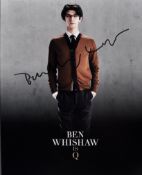 JAMES BOND - BEN WISHAW (Q) - SIGNED 8X10" COLOUR