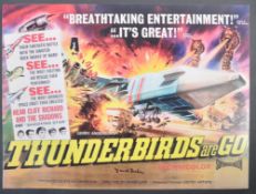 THUNDERBIRDS ARE GO (1966) - AUTOGRAPHED MOVIE POSTER