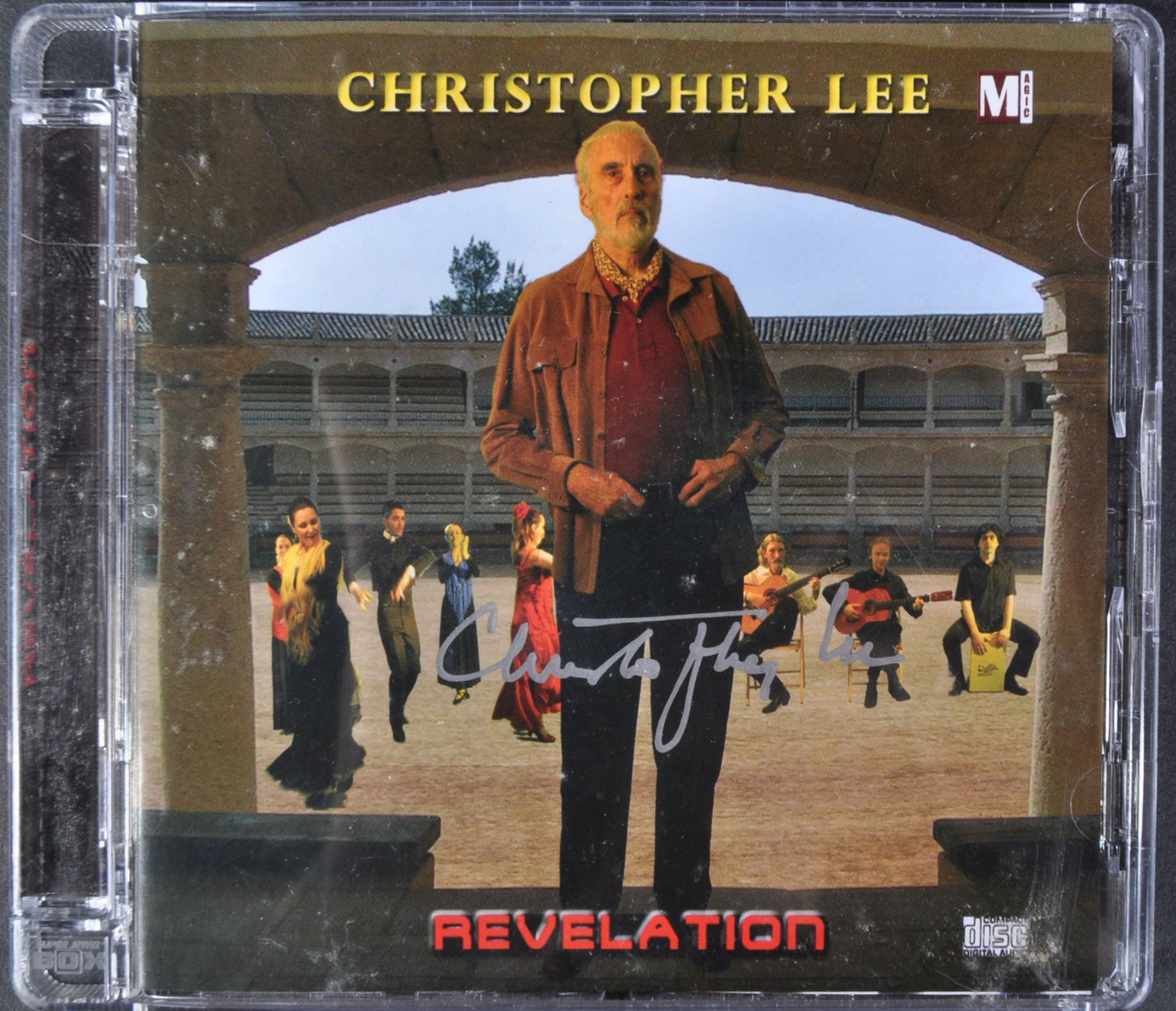 SIR CHRISTOPHER LEE - REVELATION - AUTOGRAPHED CD