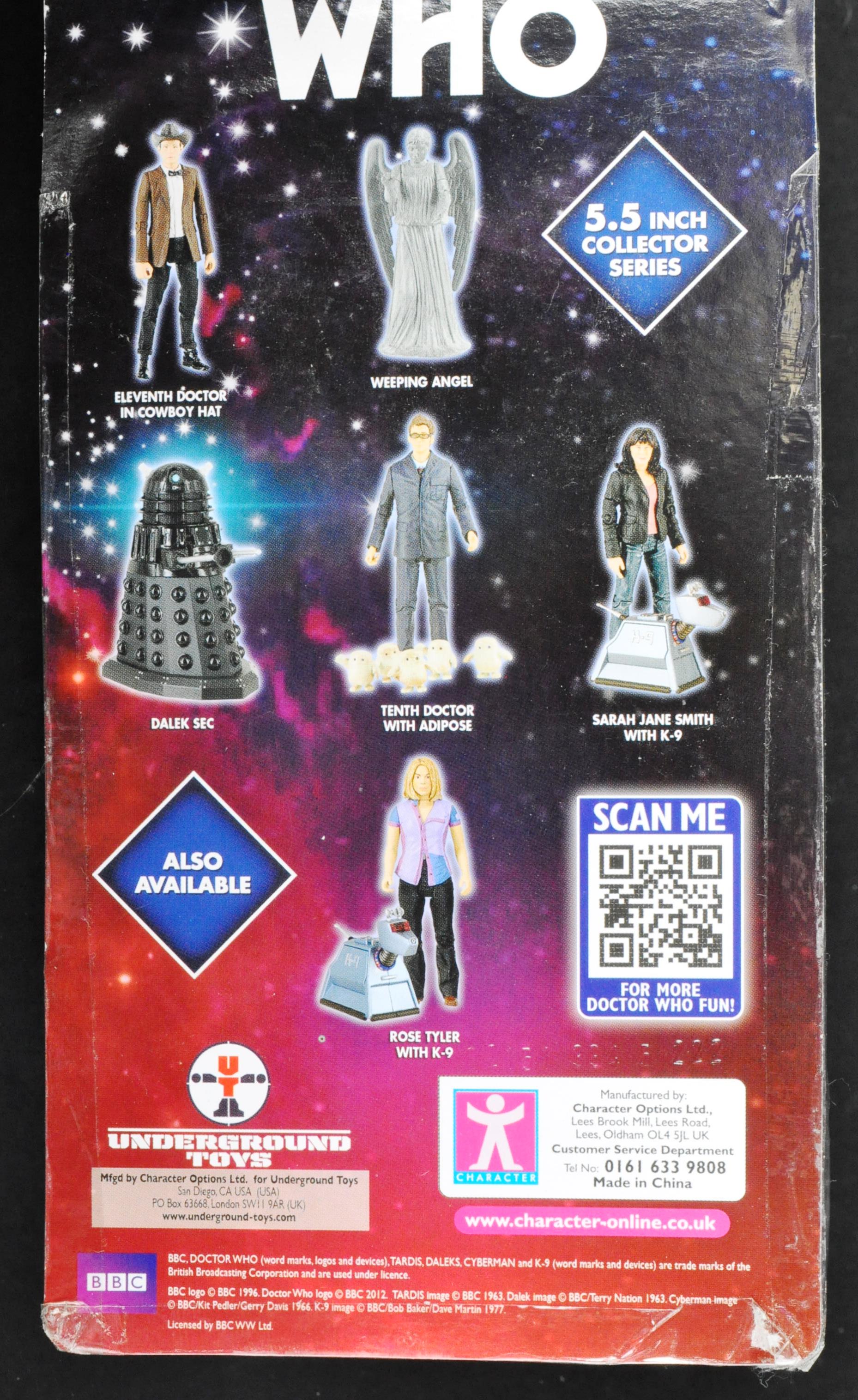 DOCTOR WHO - JOHN LEESON & BOB BAKER - AUTOGRAPHED ACTION FIGURE - Image 3 of 3