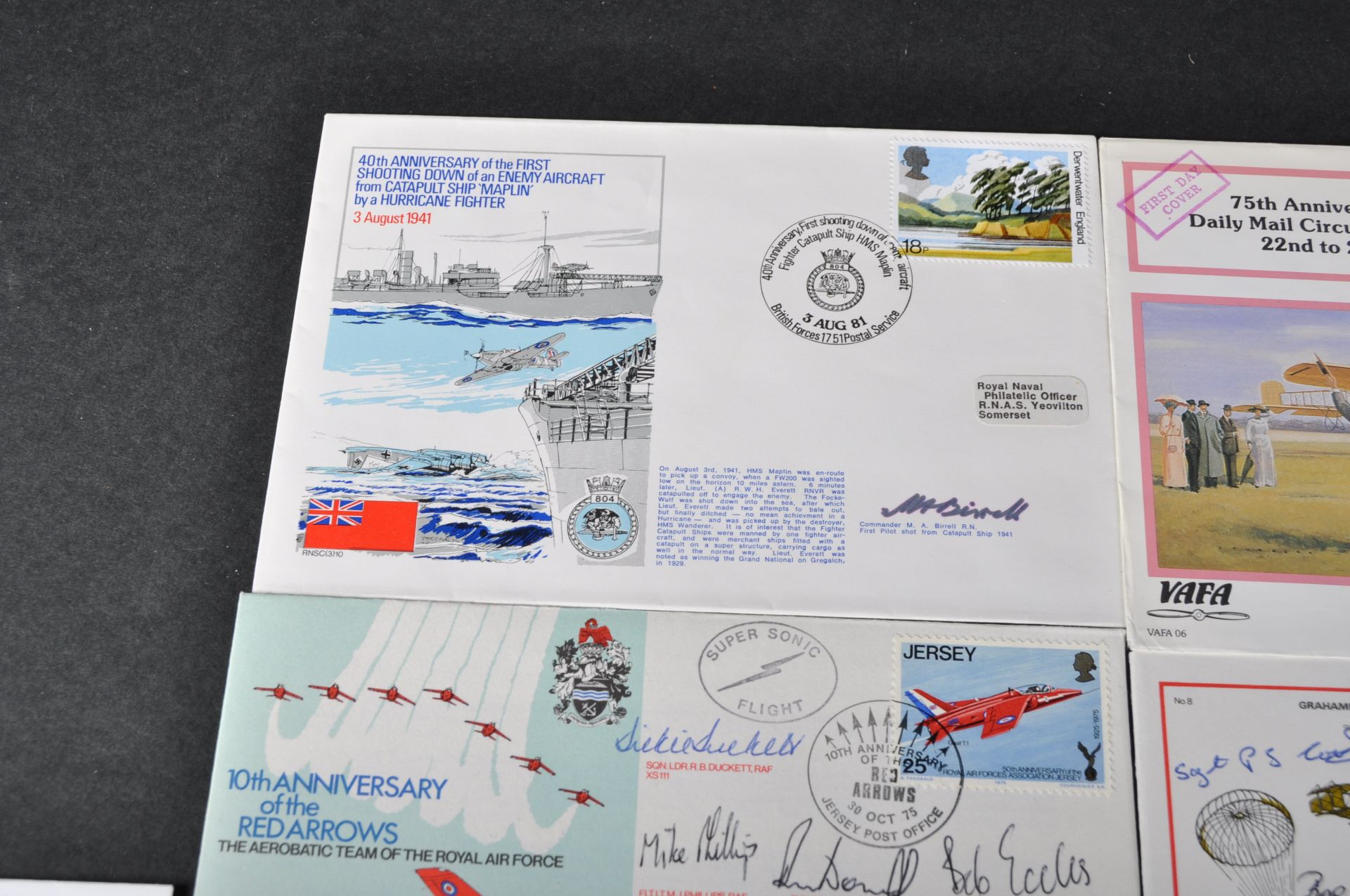 AVIATION / WWII - COLLECTION OF AUTOGRAPHED COVERS / FDCS - Bild 4 aus 8