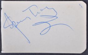 SPENCER TRACY (1900-1967) - AMERICAN ACTOR - AUTOGRAPH