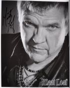 MEAT LOAF (1947-2022) - AUTOGRAPHED 8X10" PHOTO