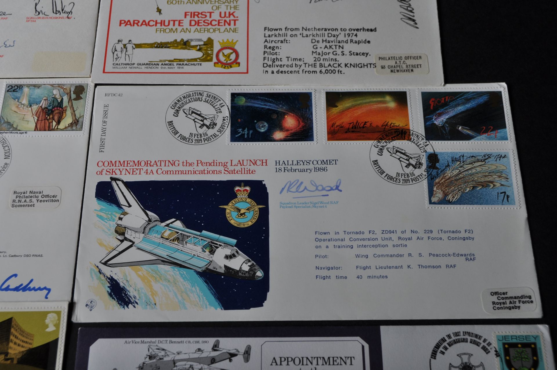 AVIATION / WWII - COLLECTION OF AUTOGRAPHED COVERS / FDCS - Bild 6 aus 8