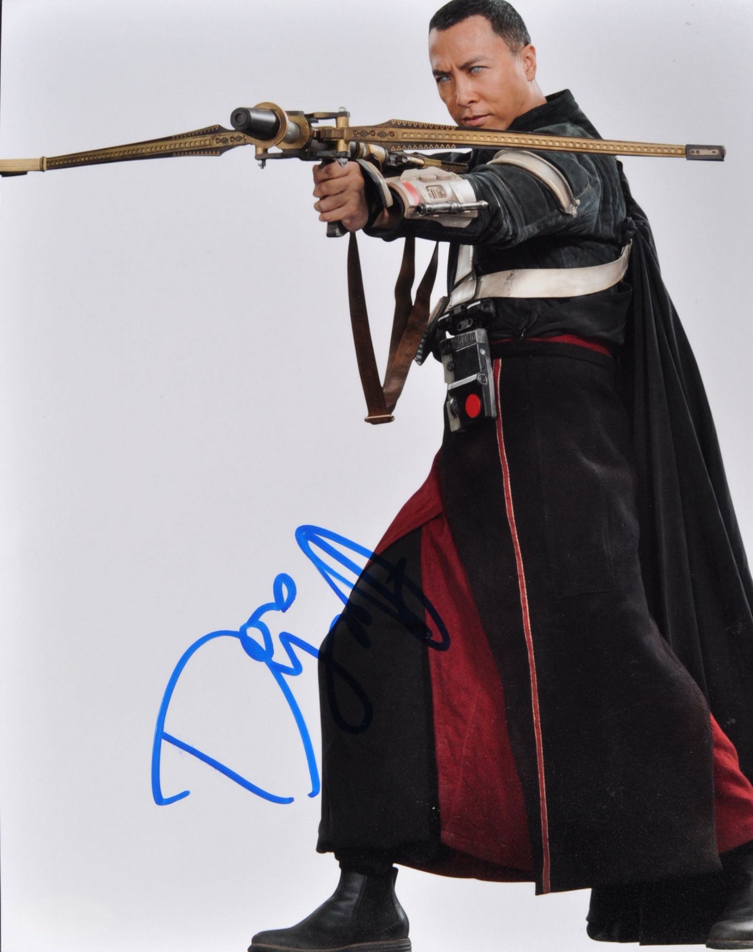 STAR WARS - ROGUE ONE - DONNIE YEN - SIGNED 8X10" PHOTO - AFTAL