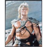 DOLPH LUNDGREN - MOTU (1987) - AUTOGRAPHED 8X10" PHOTO