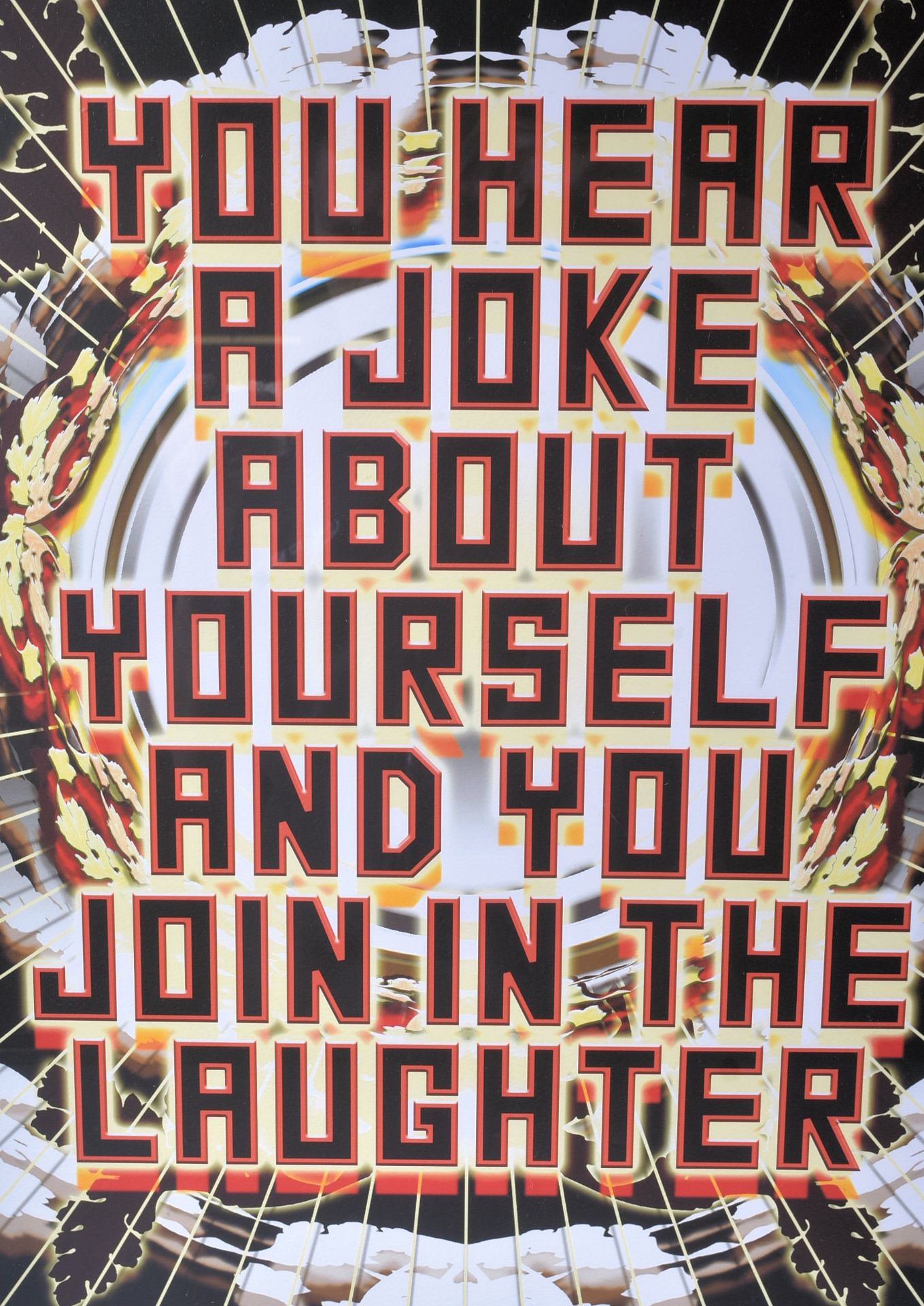 MARK TITCHNER (B.1973) - YOU HEAR A JOKE ABOUT YOURSELF, 2004