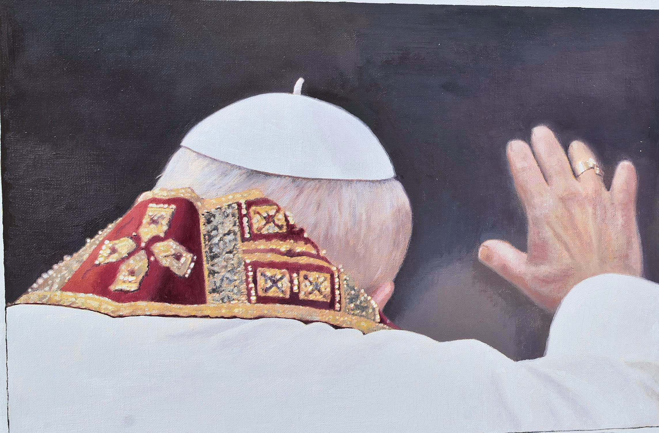 HUGH MENDES (B.1955) - OBITUARIES POPE JOHN PAUL II, 2006 - Image 3 of 6