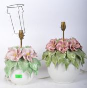 TWO VINTAGE 20TH CENTURY CERAMIC LAMPS