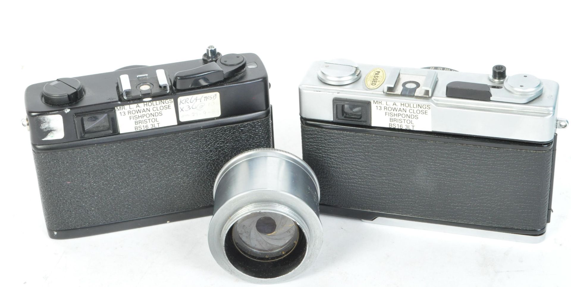 COLLECTION OF VINTAGE CAMERAS & LENS - OLYMPUS, ROSS RESOLUX - Image 5 of 5