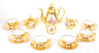 VINTAGE BAVARIAN GILT TEA SERVICE