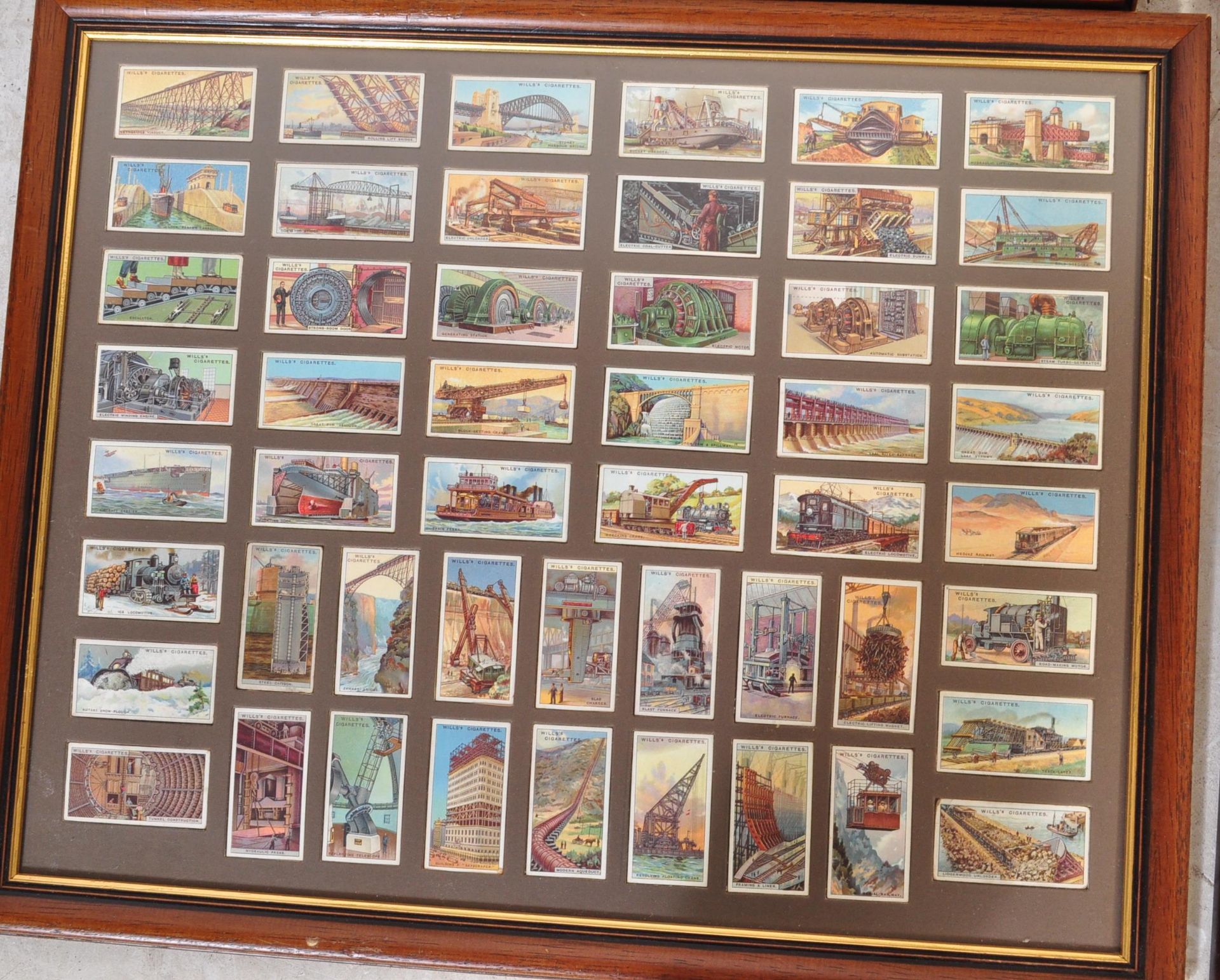 FOUR FRAMED COLLECTIONS OF CIGARETTE CARDS - Bild 5 aus 5