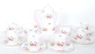 VINTAGE SHELLEY BONE CHINA COFFEE SERVICE