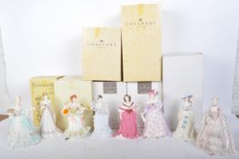 BELIEVED COMPLETE COLLECTION OF COALPORT FEMME FATALE FIGURES