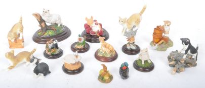 COUNTRY ARTISTS & SHERRATT - SIMPSON VINTAGE RESIN ANIMAL FIGURES