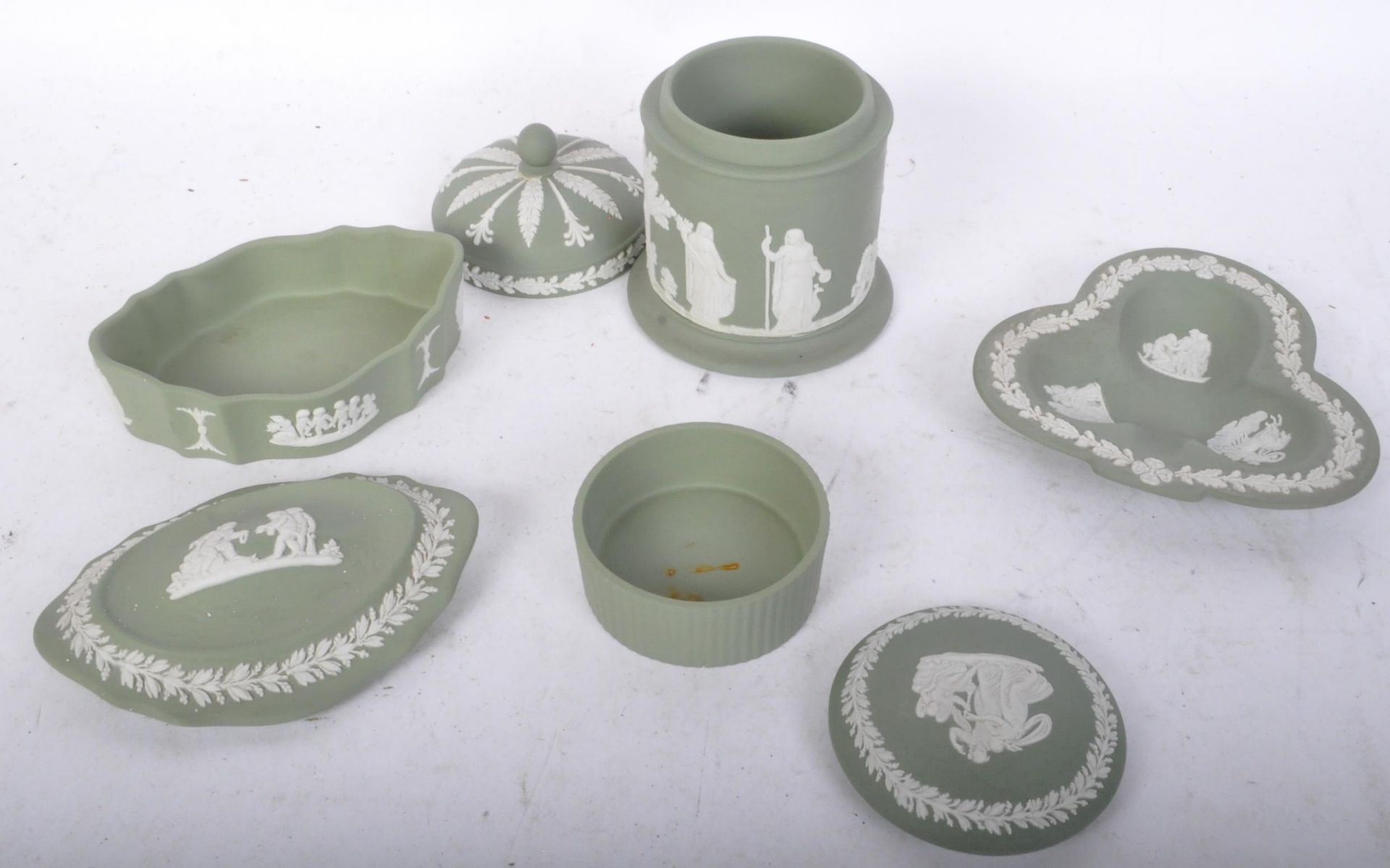 GREEN WEDGWOOD JASPERWARE - Bild 3 aus 3