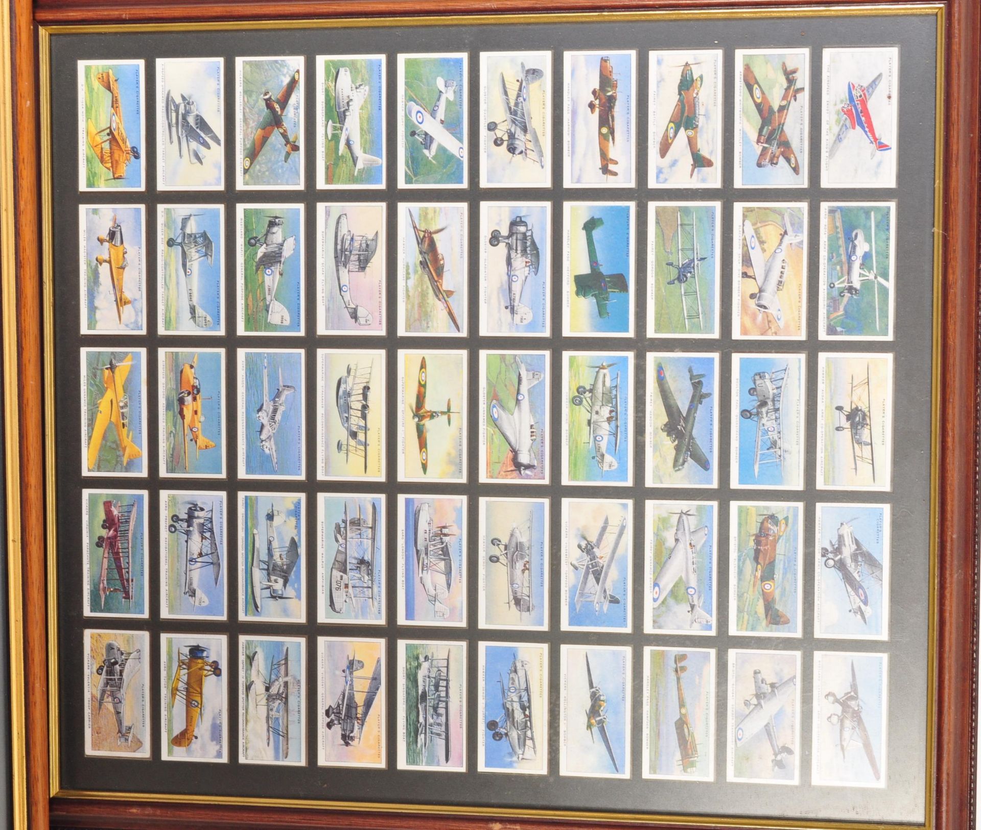 FOUR FRAMED COLLECTIONS OF CIGARETTE CARDS - Bild 3 aus 5