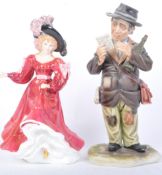 VINTAGE 20TH CENTURY ROYAL DOULTON FIGURINE WITH OTHER