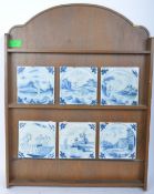 COLLECTION OF SIX 18TH CENTURY DELFT TILES