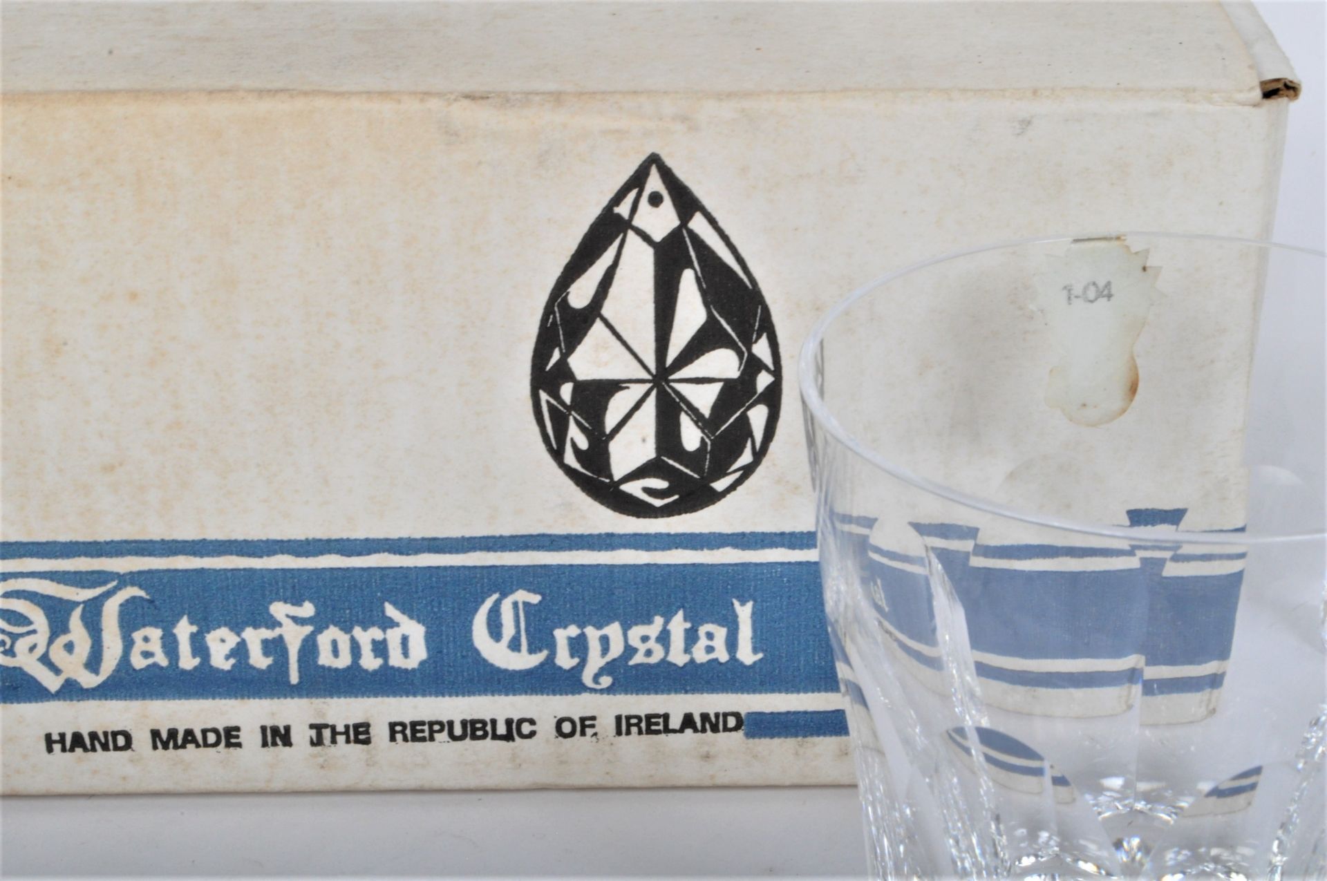 SET OF SIX VINTAGE WATERFORD SHEILA CUT GLASS TUMBLERS - Image 4 of 6