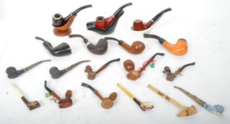 COLLECTION OF VINTAGE SMOKING PIPES