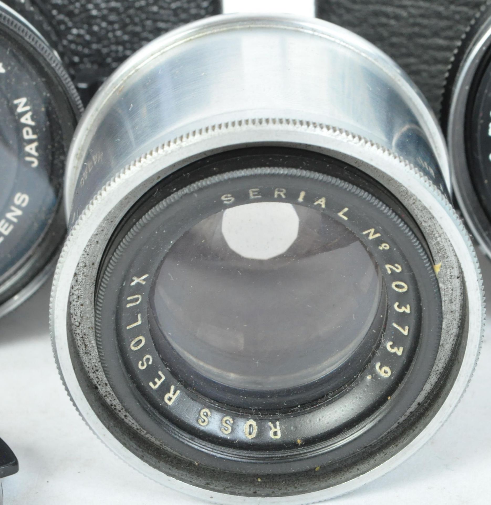COLLECTION OF VINTAGE CAMERAS & LENS - OLYMPUS, ROSS RESOLUX - Image 4 of 5